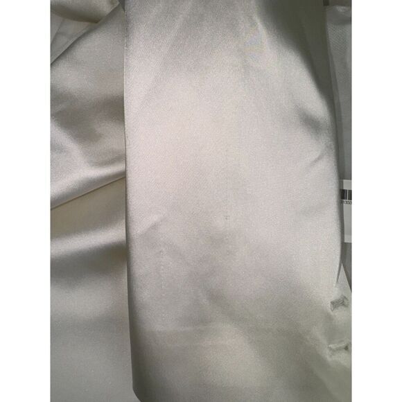 L'Agence Blazer Size XL US 12 Ivory White Pointed Collar Evening Holiday Party - Picture 4 of 7